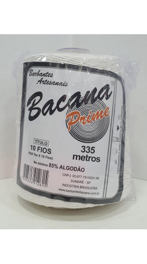 BARBANTE BACANA CRU 10 FIOS 600G.
