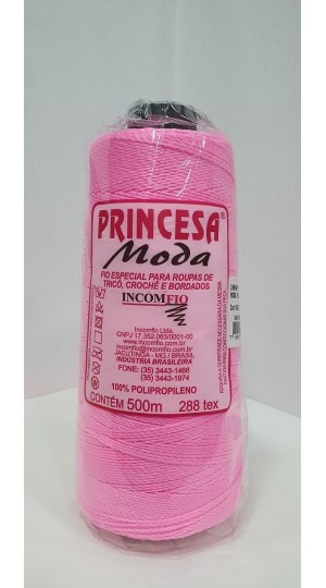 LINHA PRINCESA MODA 52 ROSA FLUOCENTE