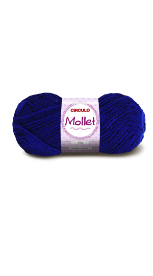 LÃ MOLLET 100G. AZUL BIC 512