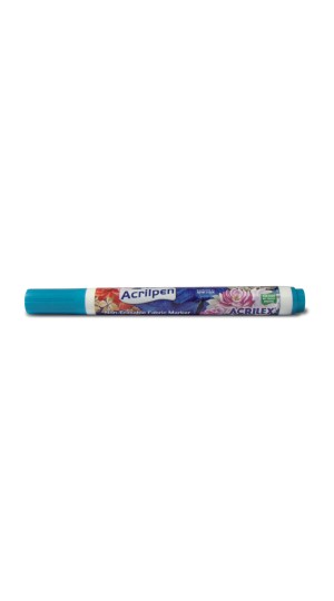 MARCADOR P/ TECIDO ACRILPEN AZUL CELESTE 503 ACRILEX