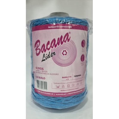BARBANTE LIDER TURQUESA 8 FIOS 1,0KG.