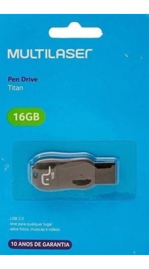 PEN DRIVE TITTAN PRETO 16GB