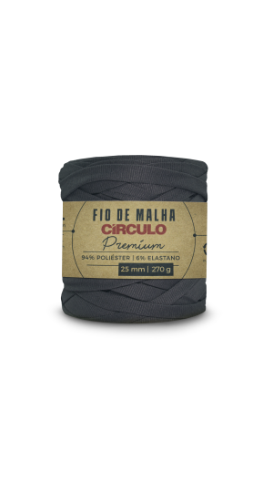 FIO DE MALHA CIRCULO PREMIUM - COR 8243 CINZA RESINA