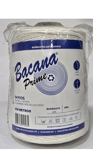 BARBANTE BACANA CRU 4 FIOS 600G.