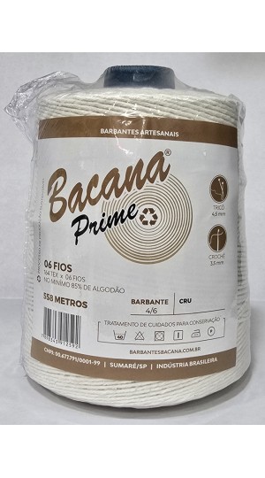 BARBANTE BACANA CRU 6 FIOS 600G.