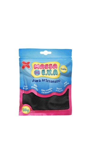 MASSA DE EVA 50G. PRETO MAKE MAIS