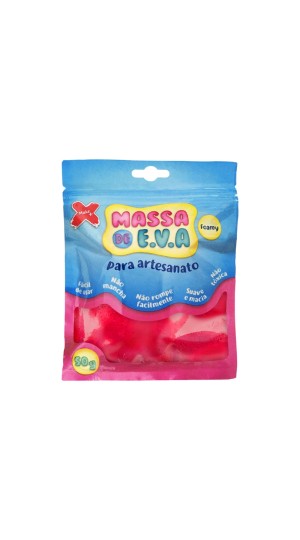 MASSA DE EVA 50G. VERMELHO MAKE MAIS