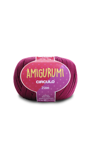 FIO AMIGURUMI 254M. 3154 VINHO