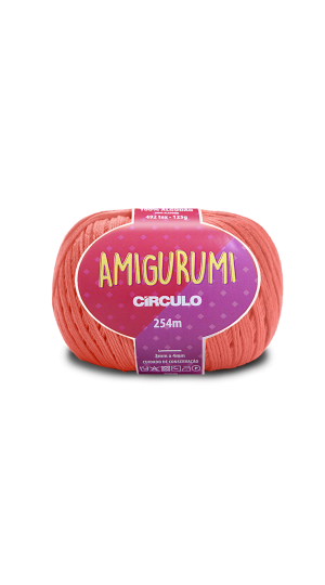FIO AMIGURUMI 254M. CORAL VIVO 4004
